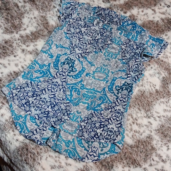 Kim Rogers Flutter Sleeve Top - Picture 5 of 8